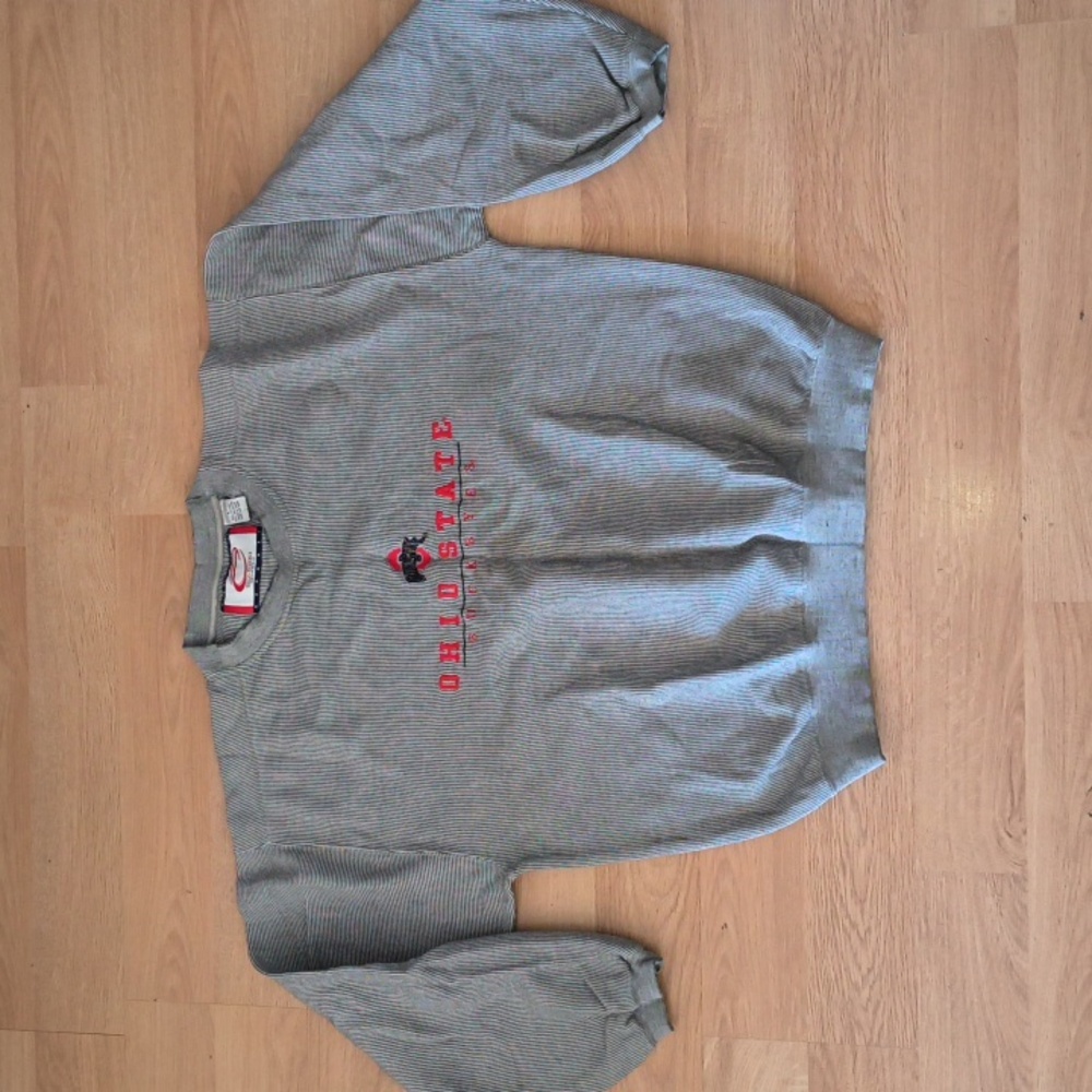 Vtg OSU Ohio State University Buckeyes Sweater Men L Cadre Athletics Pullover